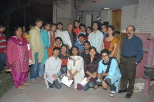 The MAMC workgroup of 2011 with Pt Hariprasad Chaurasia